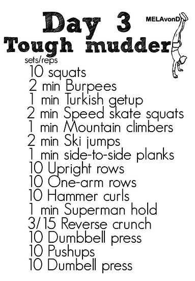 tough mudder workout